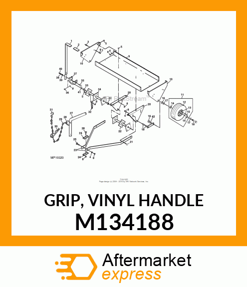 GRIP, VINYL HANDLE M134188