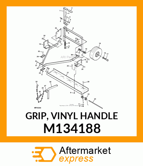 GRIP, VINYL HANDLE M134188