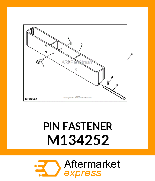 ROD, FRONT WEIGHT M134252