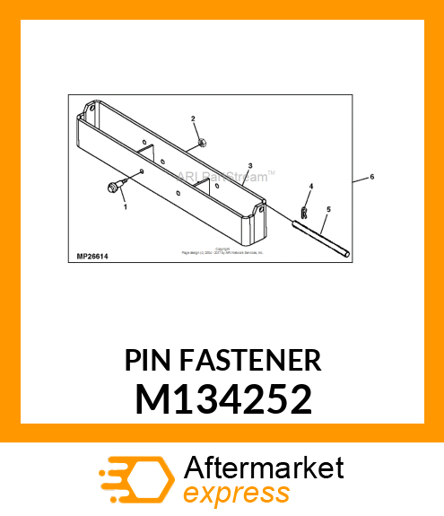 ROD, FRONT WEIGHT M134252