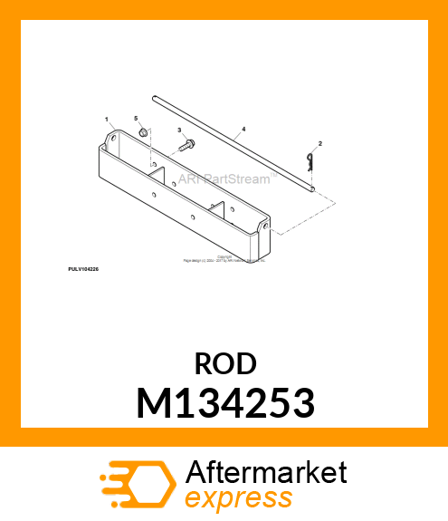 ROD, FRONT WEIGHT KIT M134253