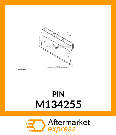 ROD, FRONT WEIGHT M134255