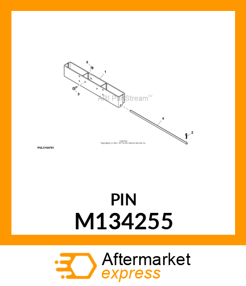 ROD, FRONT WEIGHT M134255