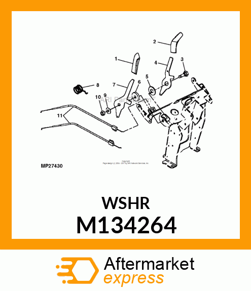 DISC, CHOKE LEVER M134264