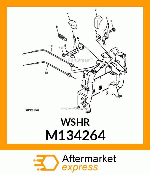 DISC, CHOKE LEVER M134264