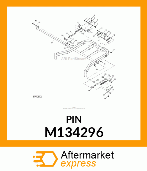 PIN, PIVOT HEIGHT ADJUST M134296