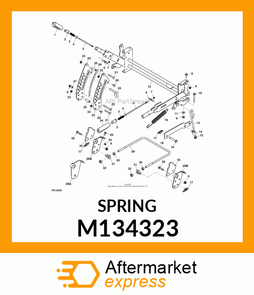 SPRING, EXTENSION M134323