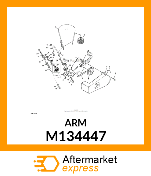 ARM, IDLER (PAINTED) M134447