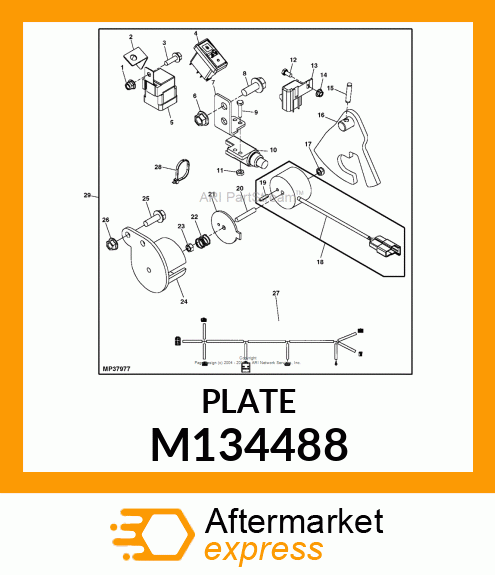 GUIDE, CRUISE MAGNET M134488