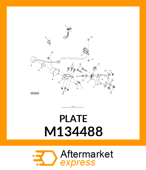 GUIDE, CRUISE MAGNET M134488