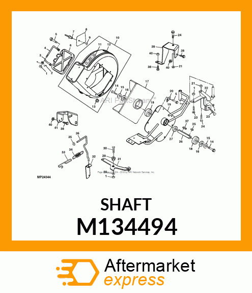 SHAFT, BLOWER PF M134494