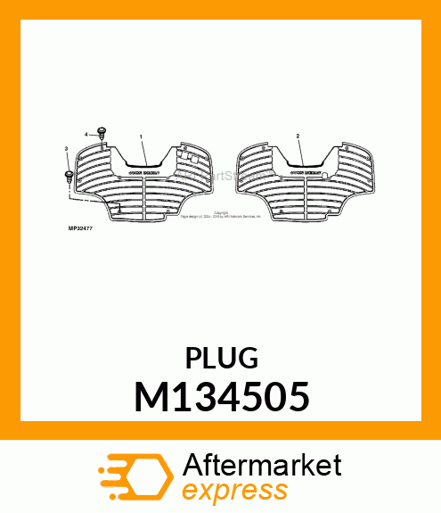 PLUG, PIN, PUSH M134505