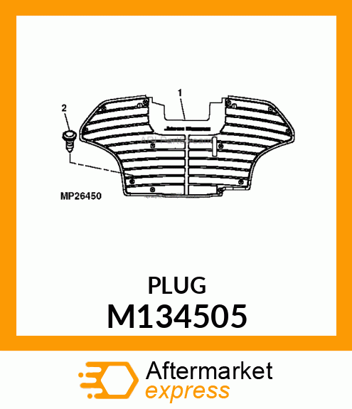 PLUG, PIN, PUSH M134505