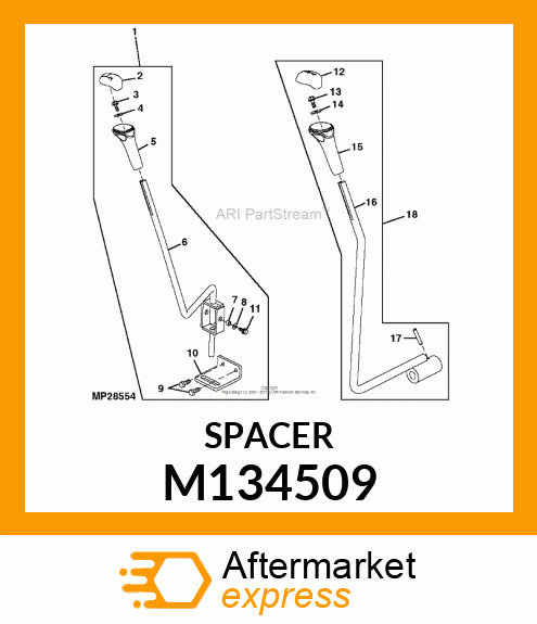 WASHER, BUSHING M134509