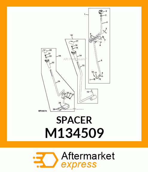 WASHER, BUSHING M134509