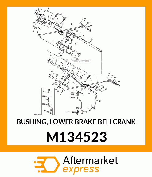 BUSHING, LOWER BRAKE BELLCRANK M134523