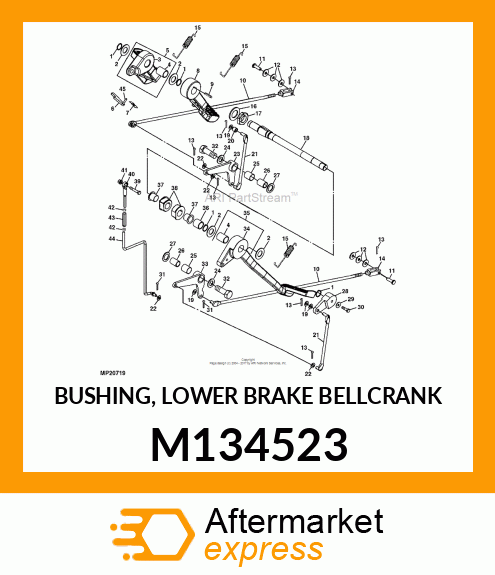 BUSHING, LOWER BRAKE BELLCRANK M134523