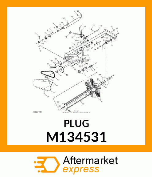 CAP PLUG, CCF M134531