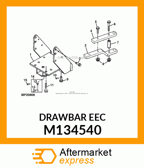 DRAWBAR (EEC) M134540