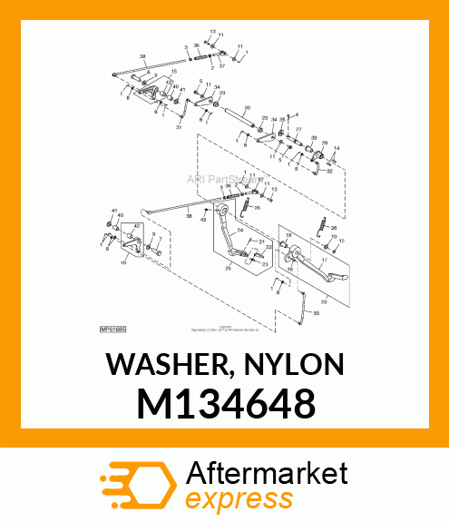 WASHER, NYLON M134648