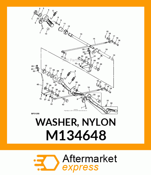 WASHER, NYLON M134648