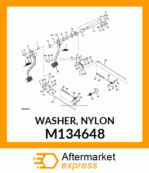 WASHER, NYLON M134648