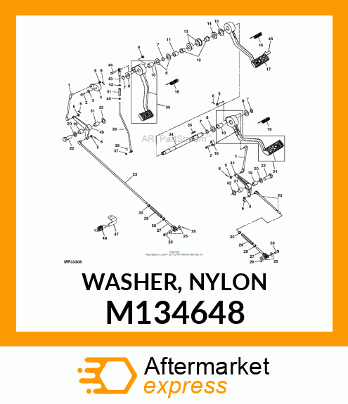 WASHER, NYLON M134648