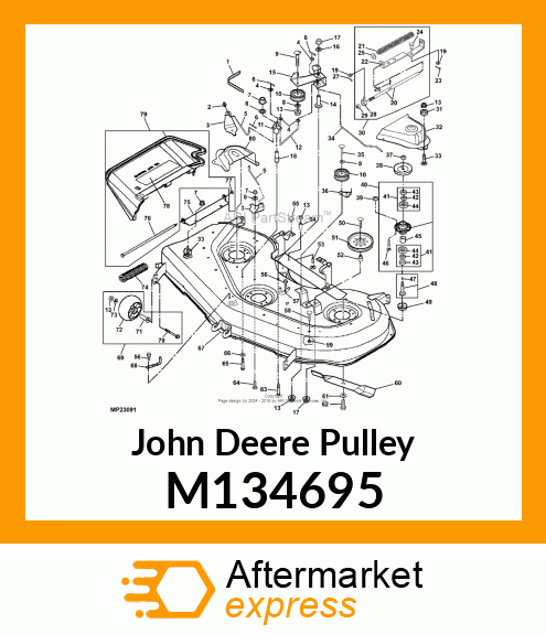 PULLEY, SHEAVE, WELDED M134695