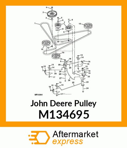 PULLEY, SHEAVE, WELDED M134695