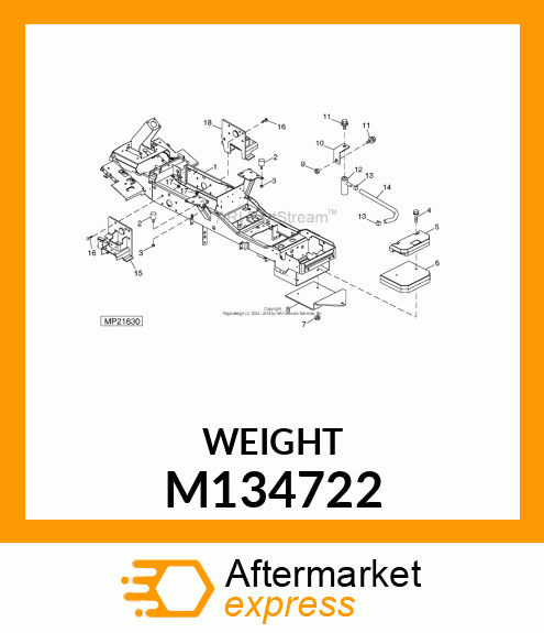 Weight M134722