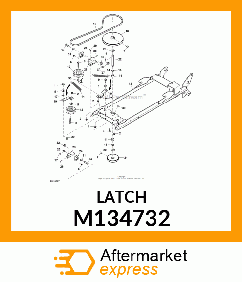 LATCH M134732