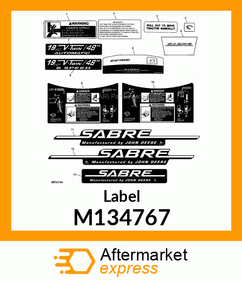 Label M134767