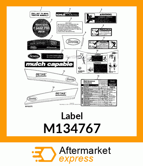 Label M134767