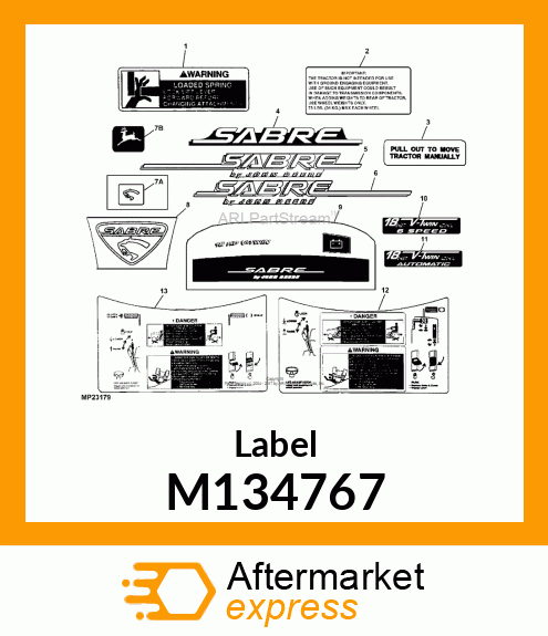 Label M134767