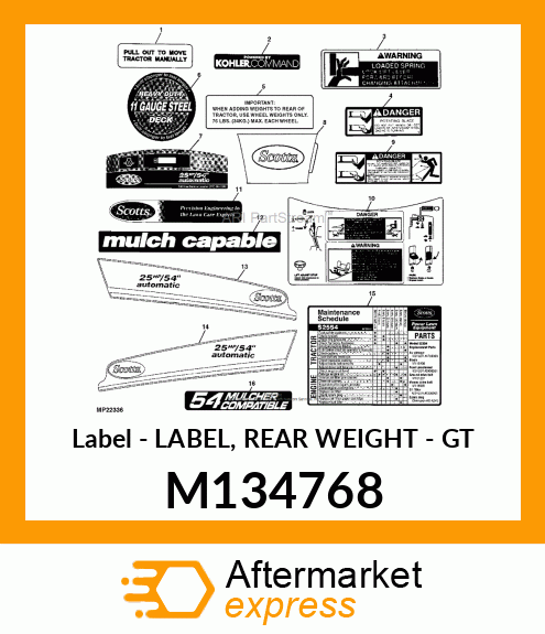 Label M134768