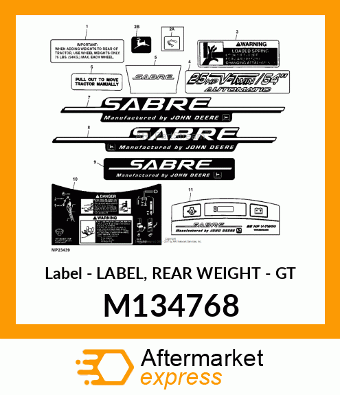 Label M134768