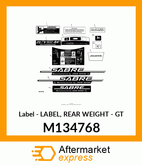 Label M134768