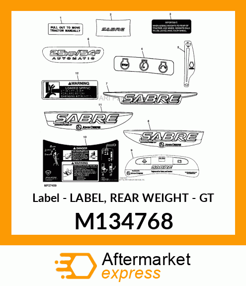 Label M134768