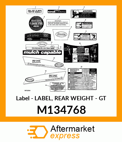 Label M134768