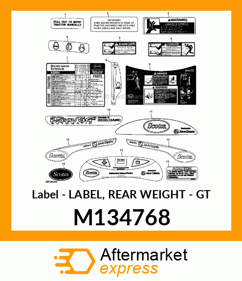 Label M134768