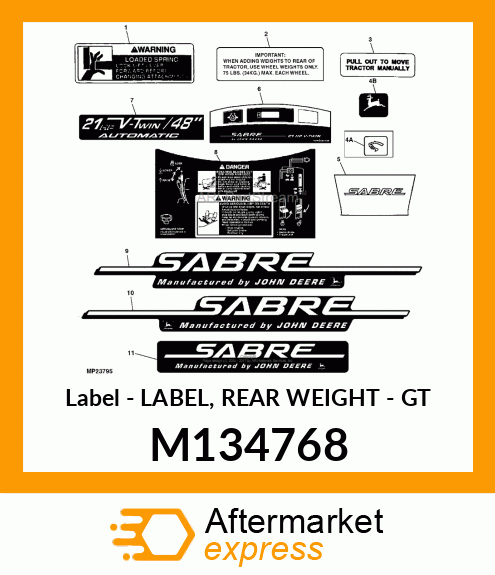 Label M134768