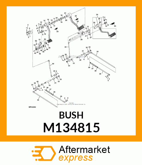 BEARING, BRAKE PIVOT M134815