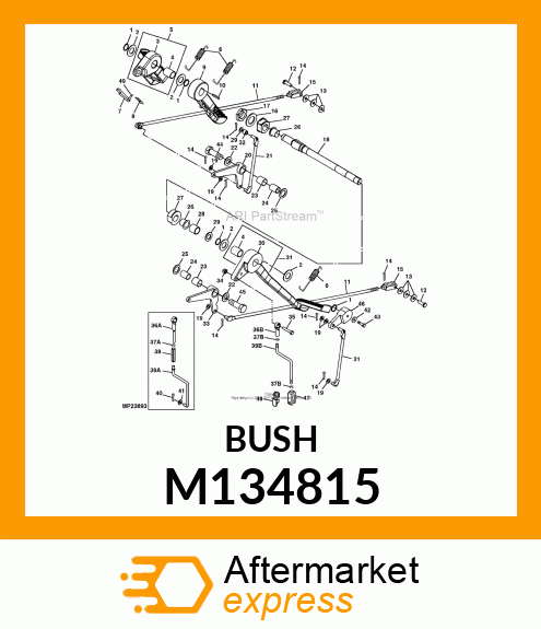 BEARING, BRAKE PIVOT M134815