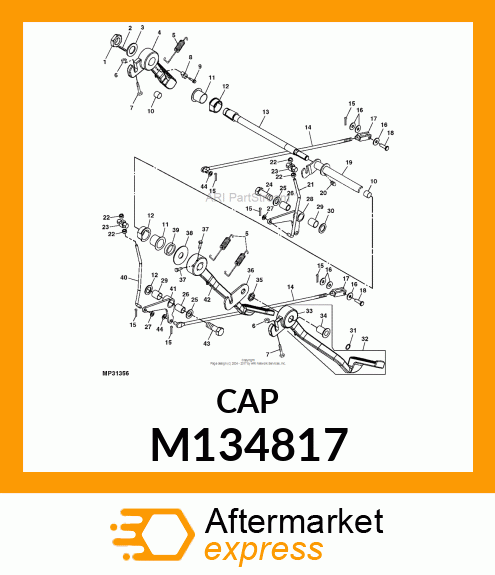 BEARING, BRAKE PIVOT M134817