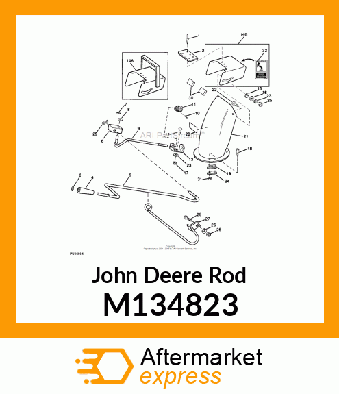 ROD, HANDLE M134823