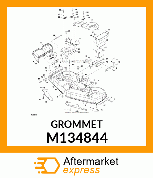 GROMMET, GEARBOX COVER M134844