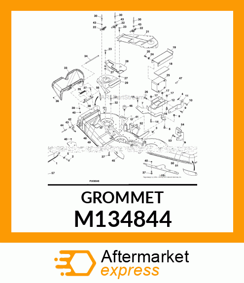 GROMMET, GEARBOX COVER M134844