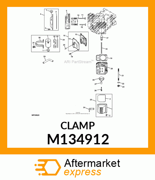 STRAP, BREATHER M134912