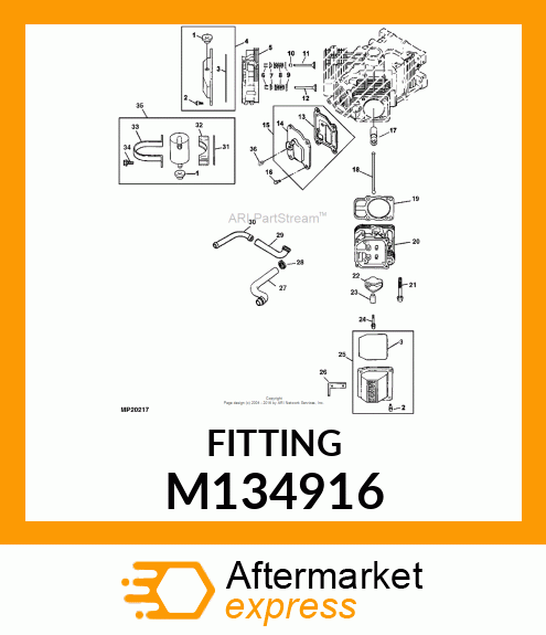 Fitting M134916