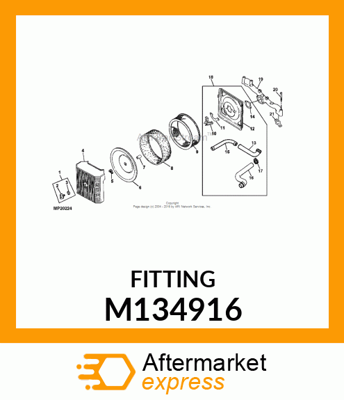 Fitting M134916